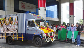 Texas Instruments donates meal delivery van